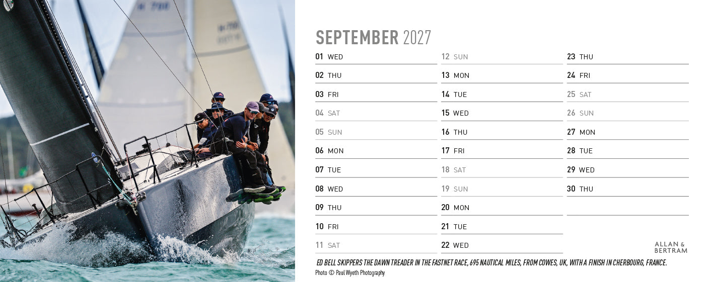 Sailpower Desk Calendar