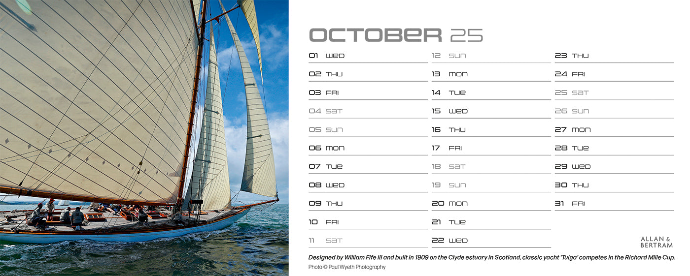 Sailpower Desk Calendar