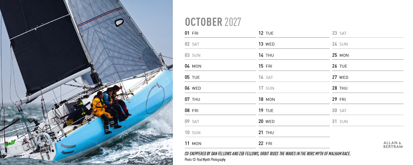 Sailpower Desk Calendar