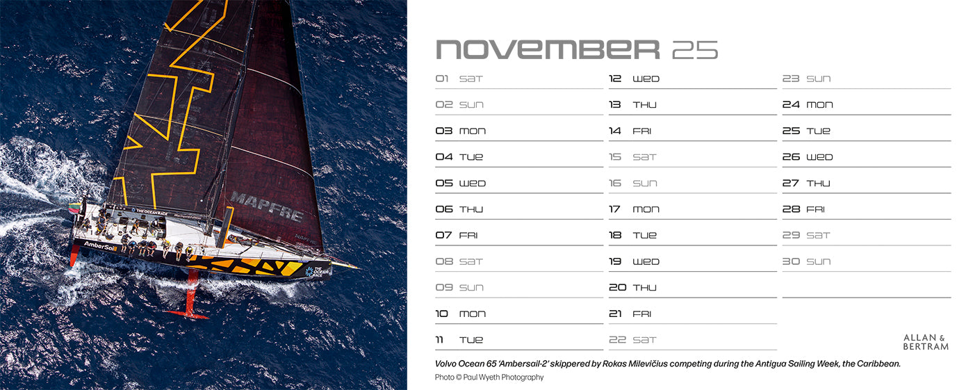 Sailpower Desk Calendar