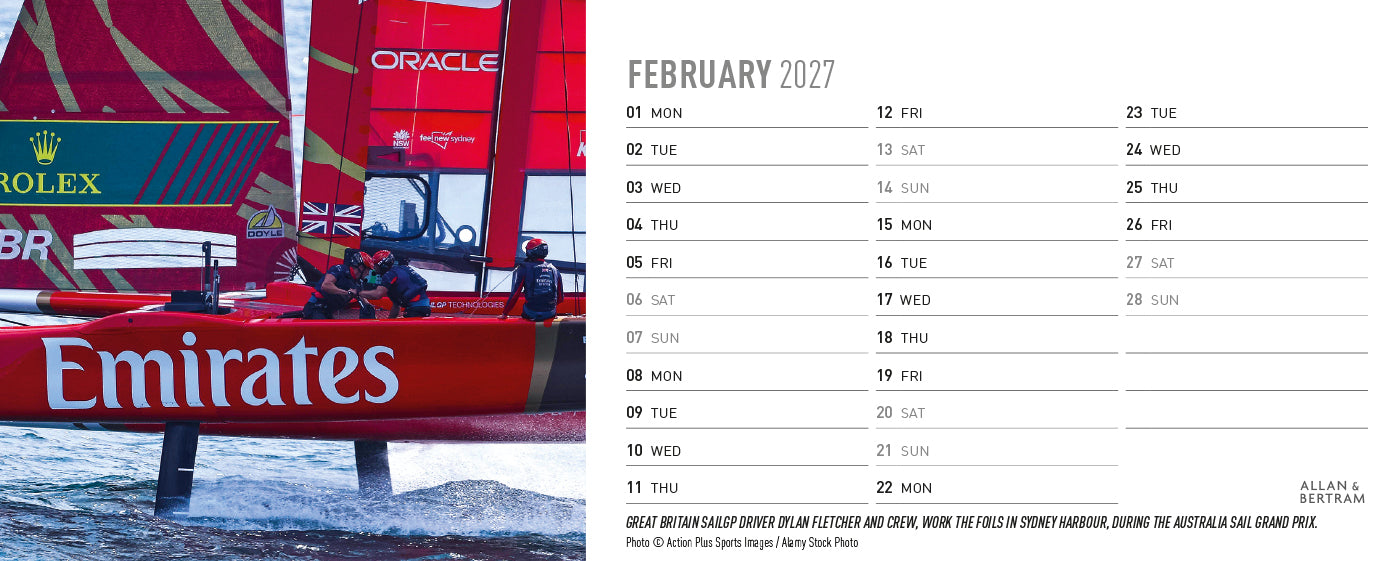 Sailpower Desk Calendar