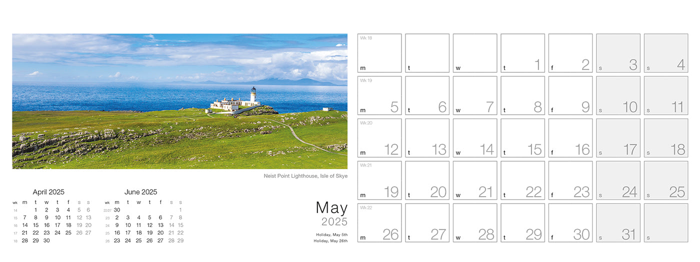 Spirit of Scotland Desk Calendar