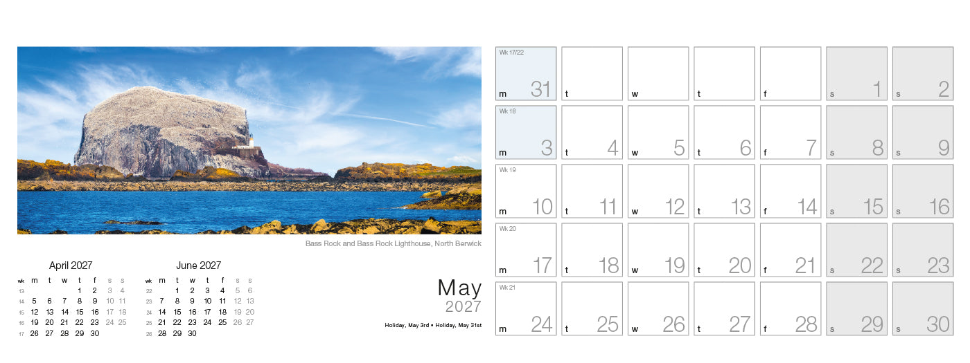 Spirit of Scotland Desk Calendar