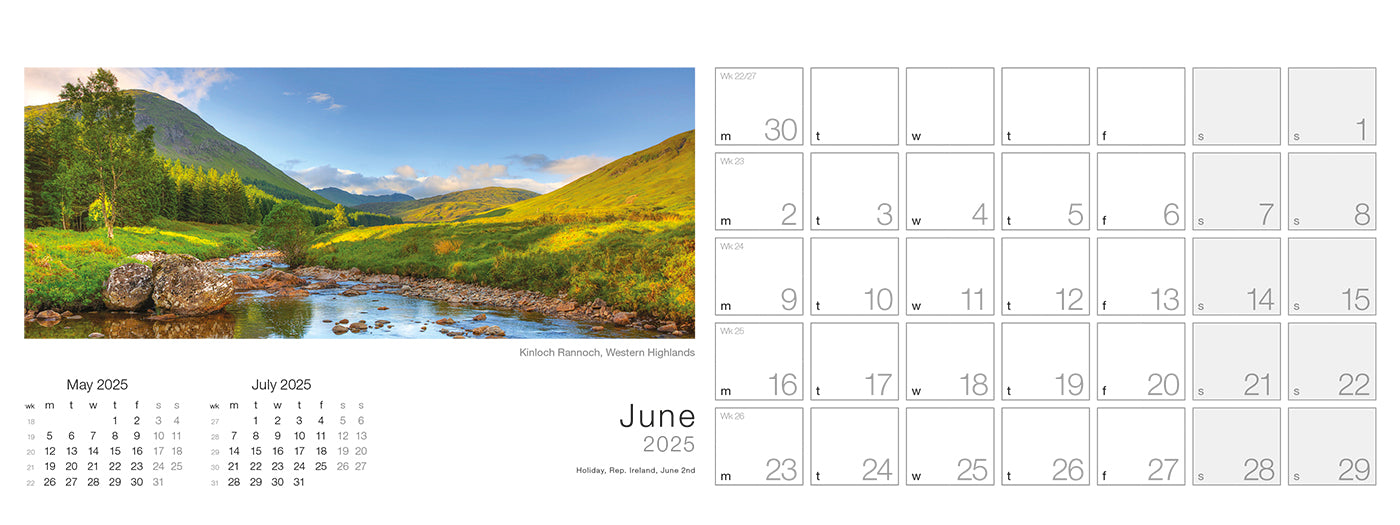 Spirit of Scotland Desk Calendar