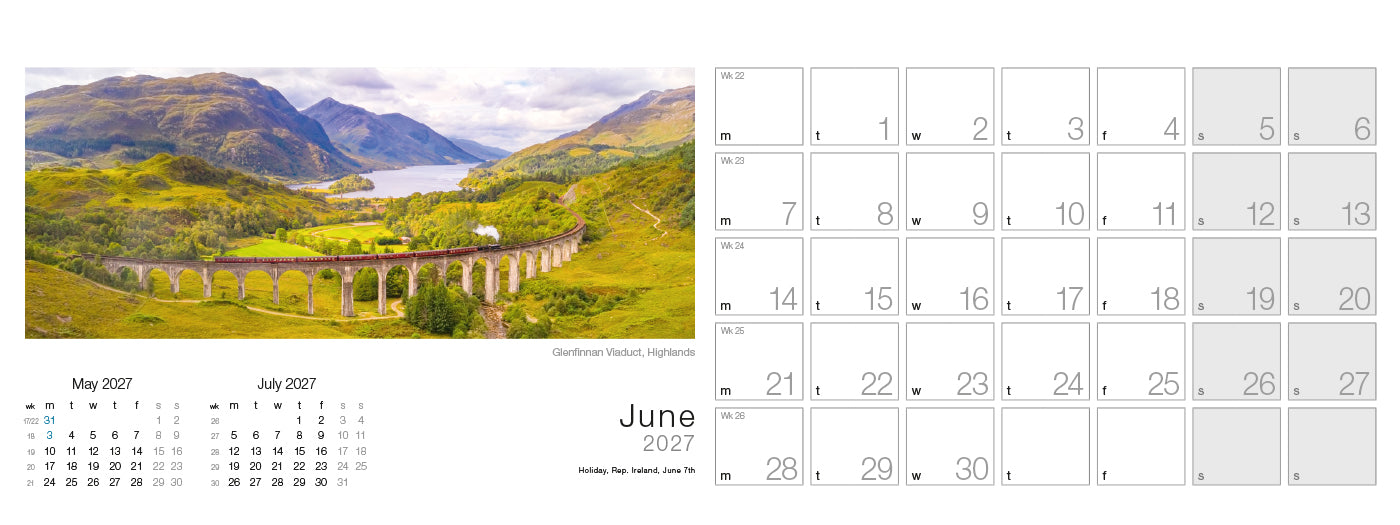Spirit of Scotland Desk Calendar