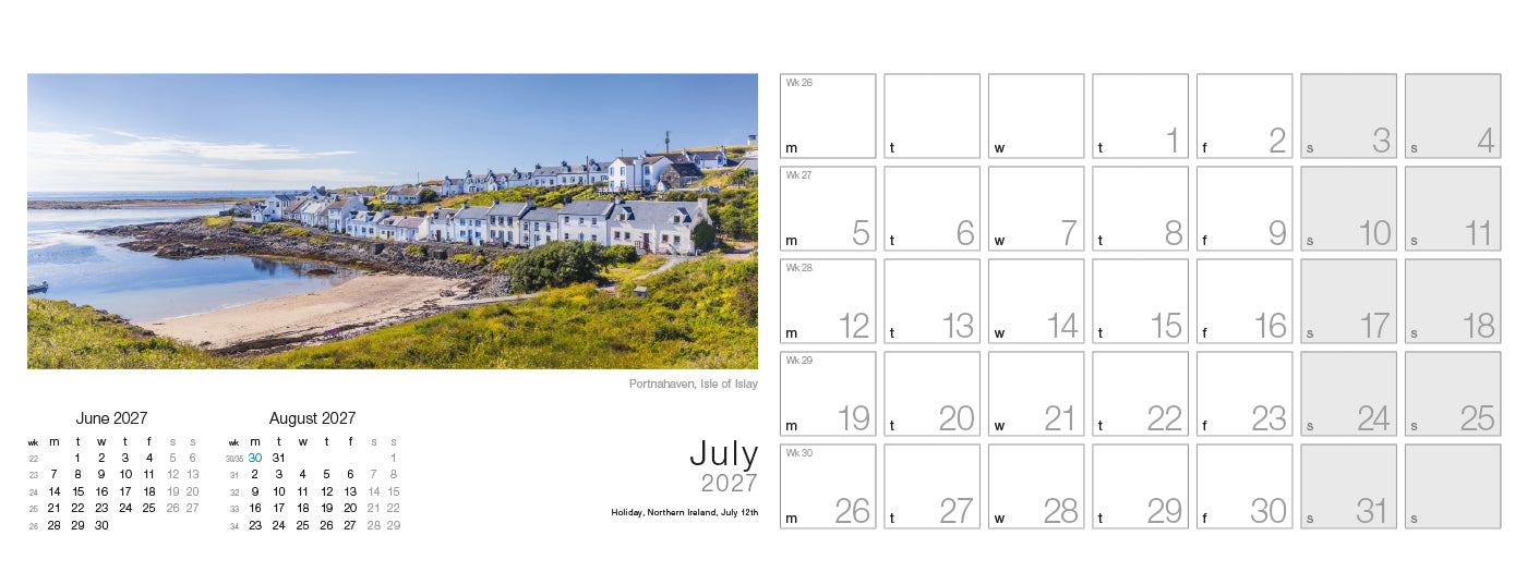 Spirit of Scotland Desk Calendar