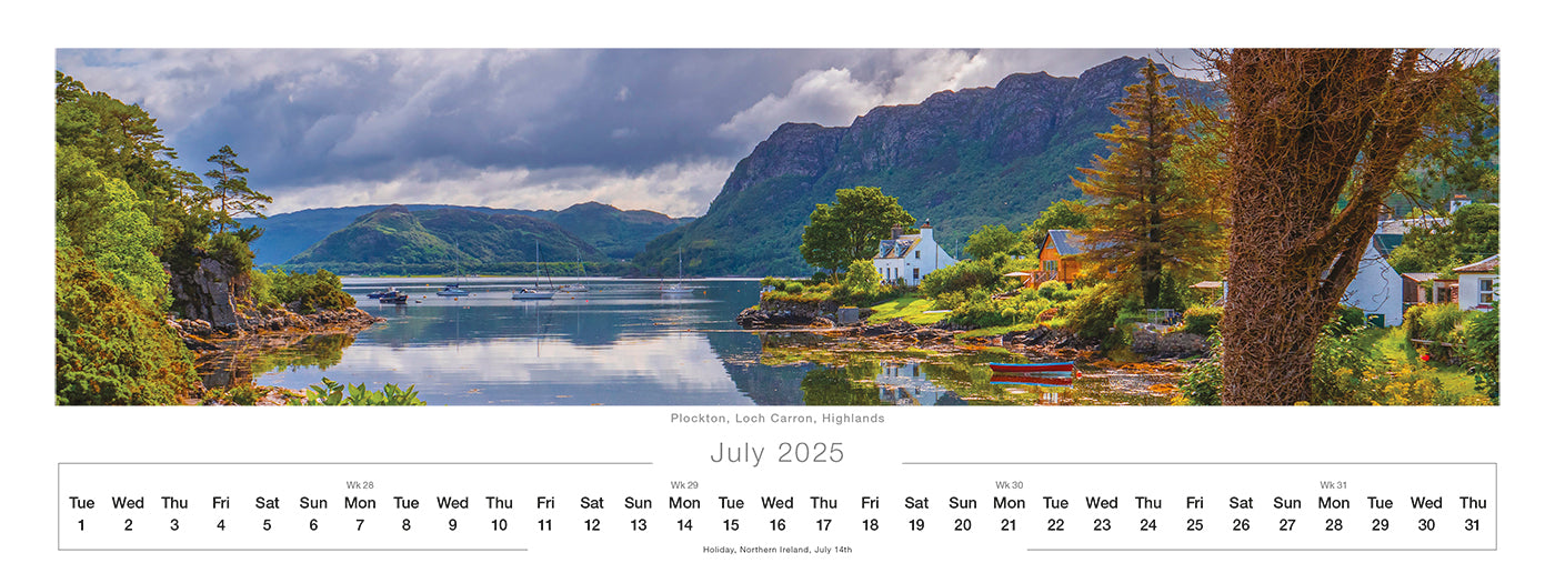 Spirit of Scotland Desk Calendar