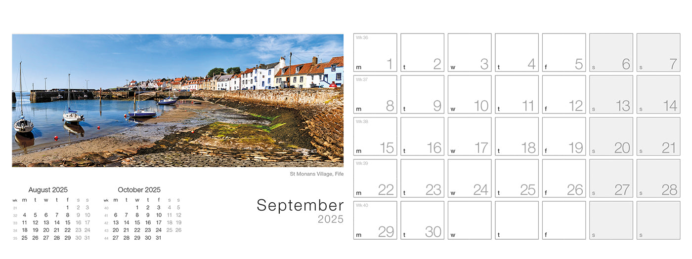 Spirit of Scotland Desk Calendar