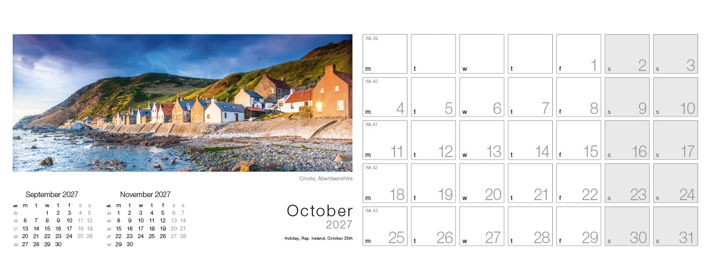 Spirit of Scotland Desk Calendar