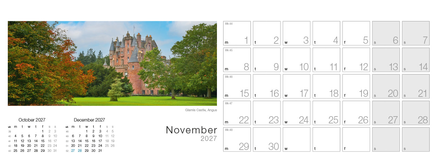 Spirit of Scotland Desk Calendar