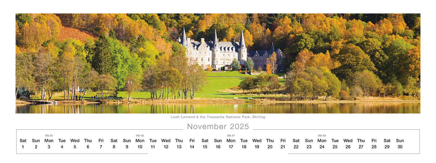 Spirit of Scotland Desk Calendar