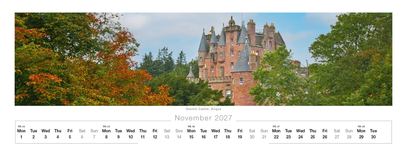 Spirit of Scotland Desk Calendar