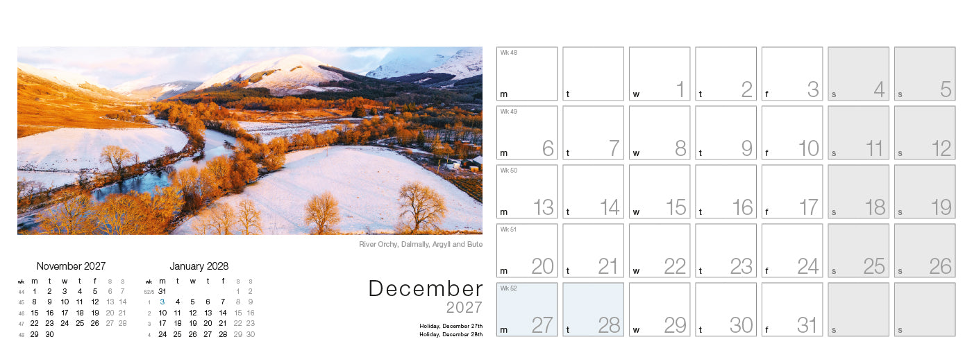 Spirit of Scotland Desk Calendar
