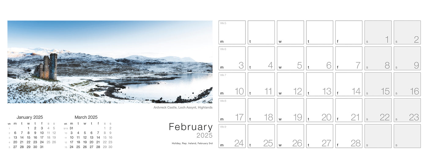 Spirit of Scotland Desk Calendar