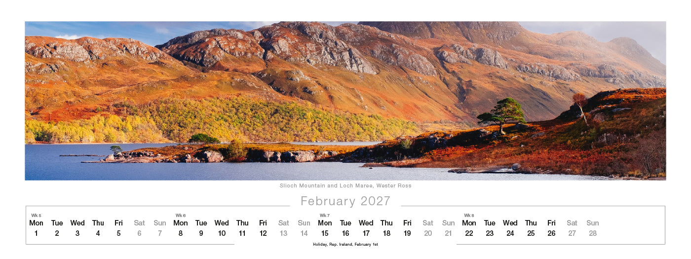 Spirit of Scotland Desk Calendar