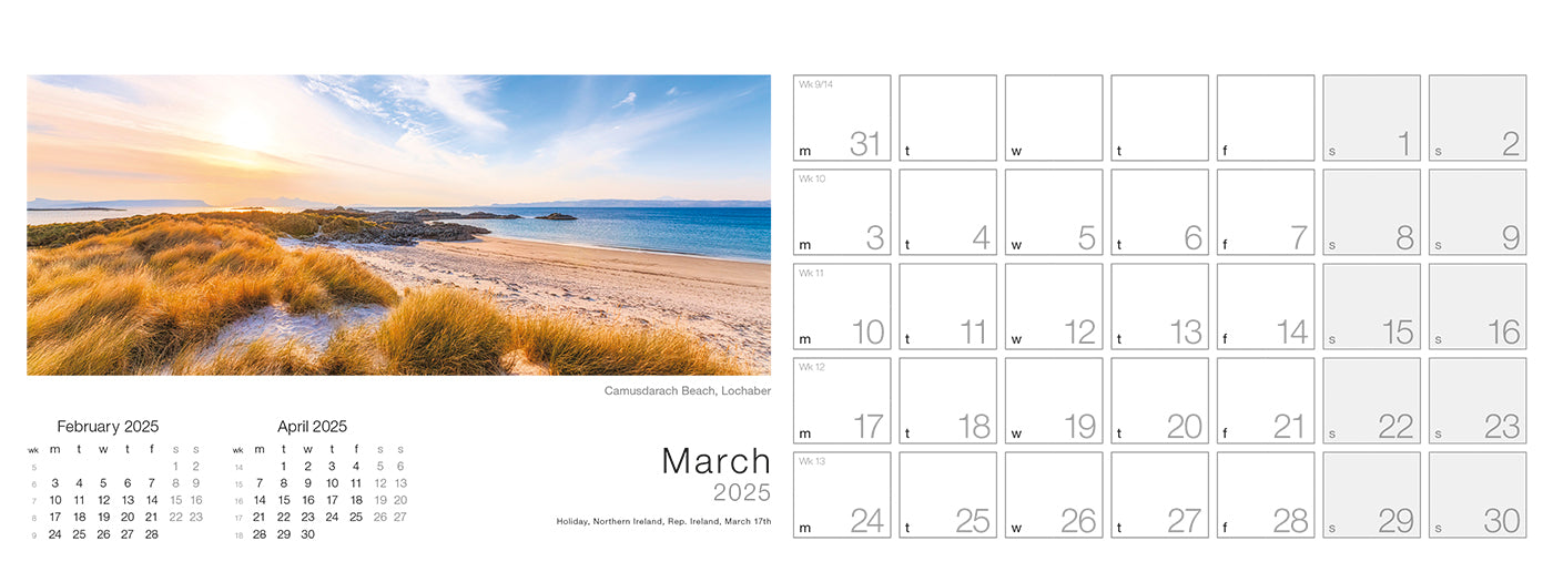 Spirit of Scotland Desk Calendar