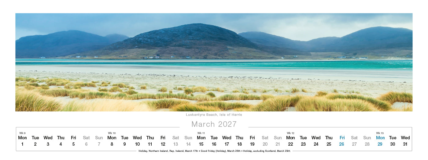 Spirit of Scotland Desk Calendar
