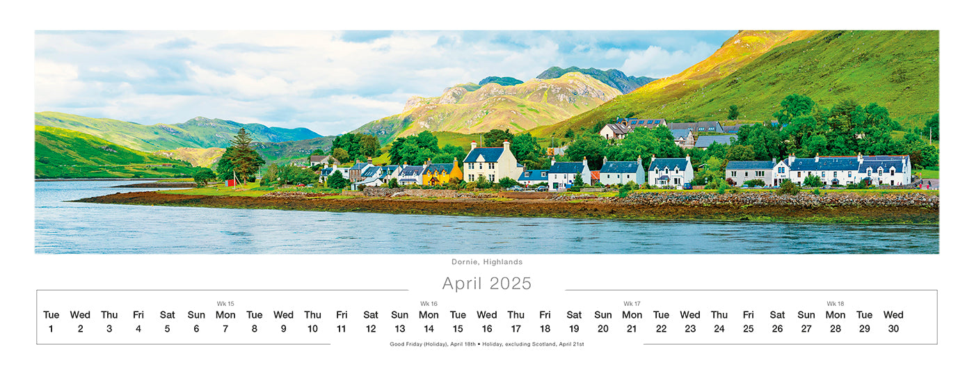 Spirit of Scotland Desk Calendar