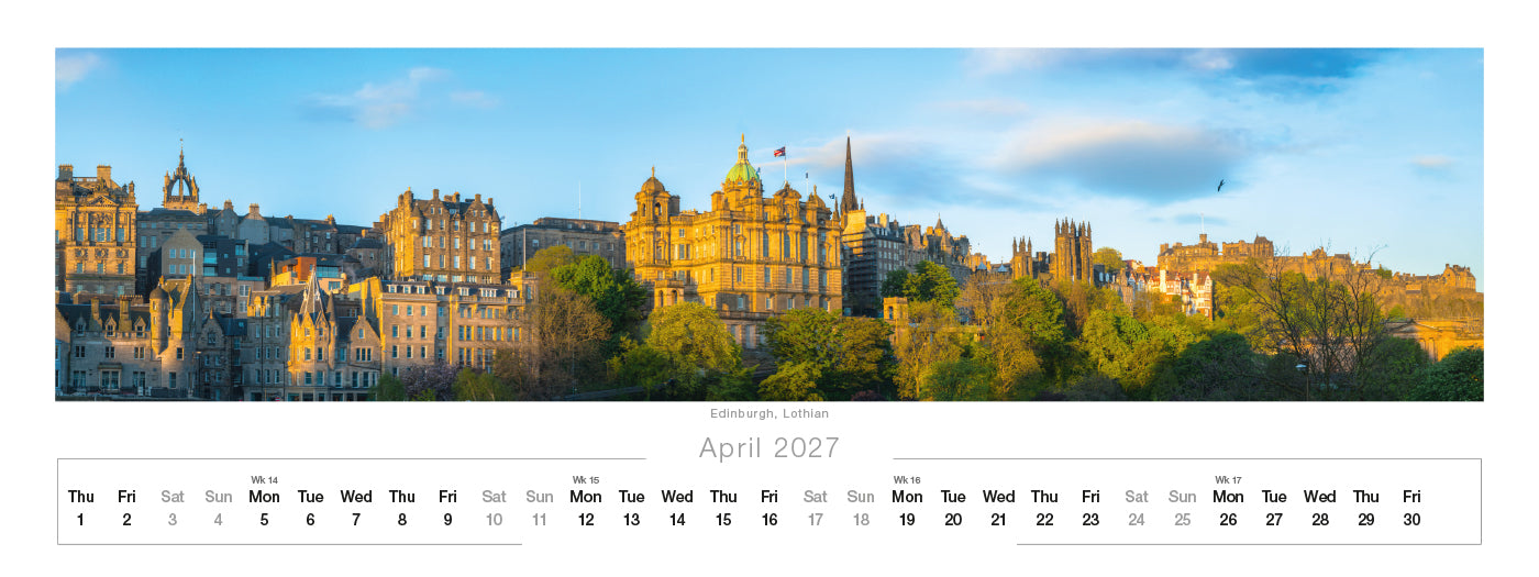 Spirit of Scotland Desk Calendar