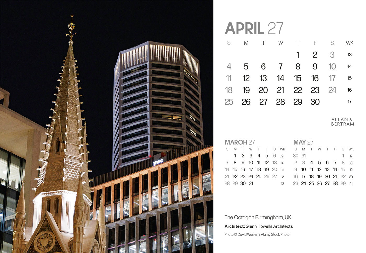 State of the Art Midi Desk Calendar