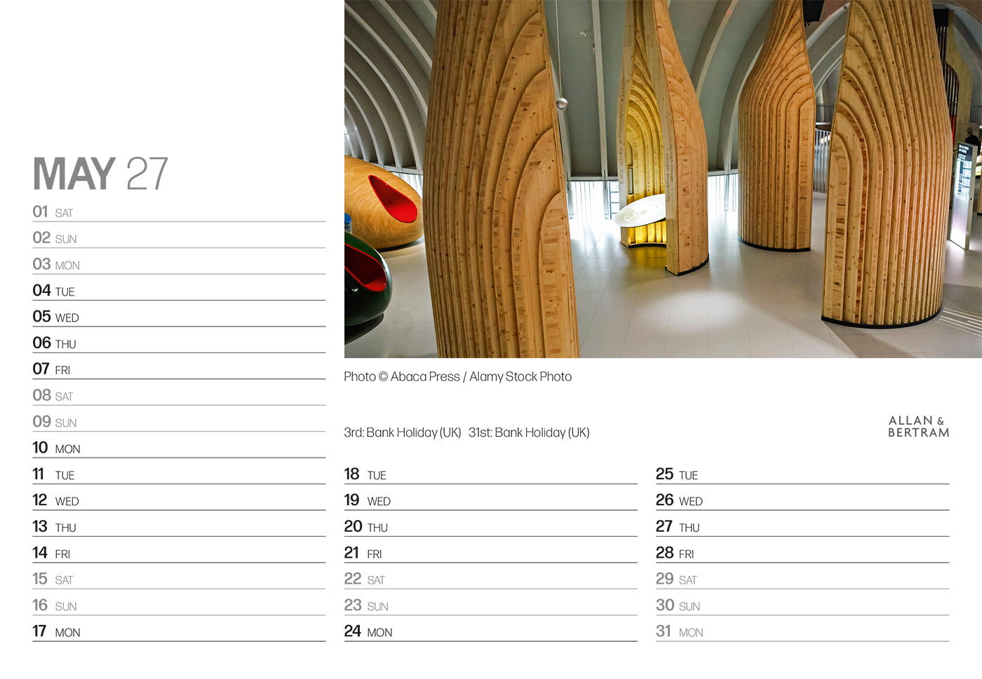State of the Art Midi Desk Calendar