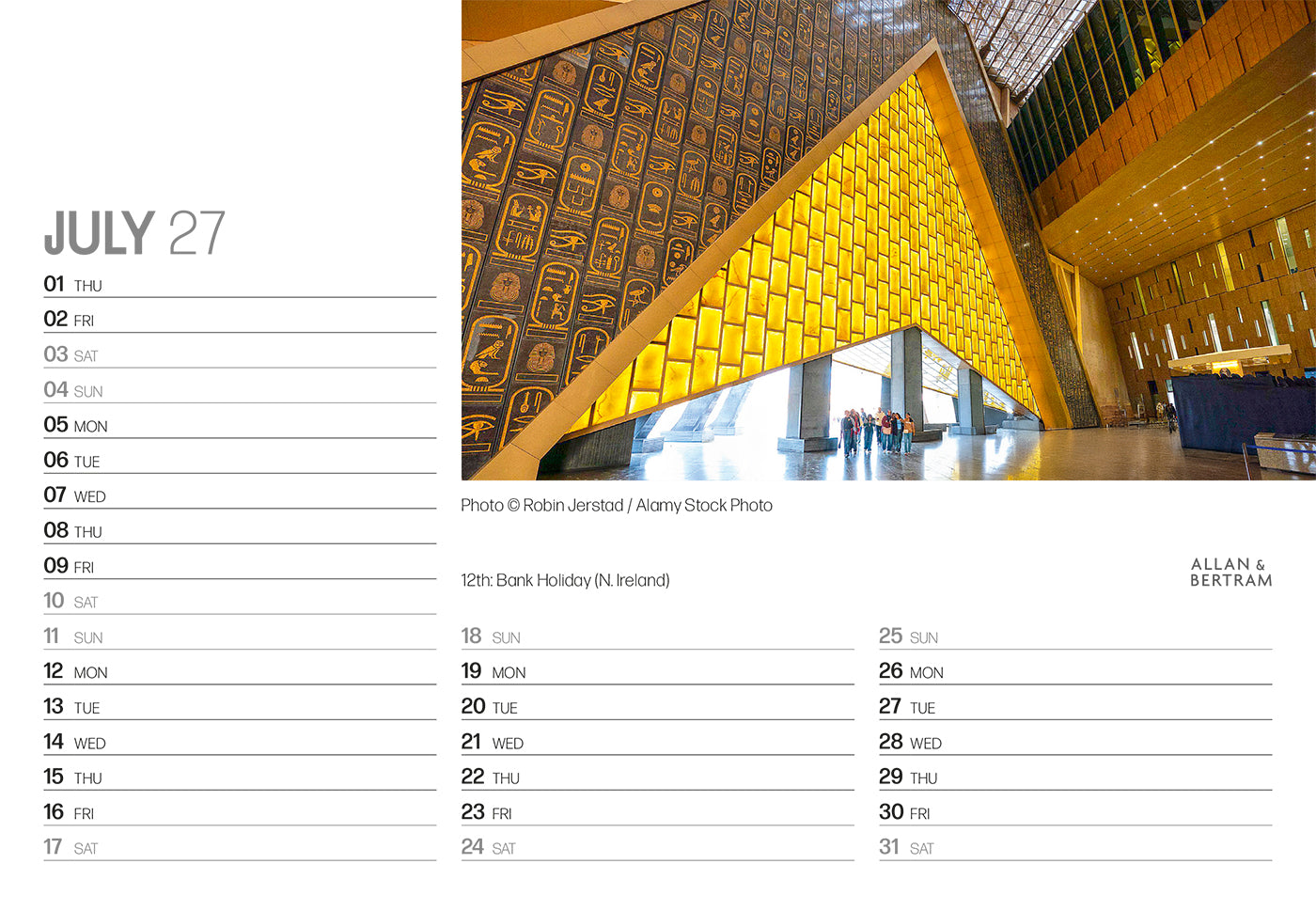 State of the Art Midi Desk Calendar