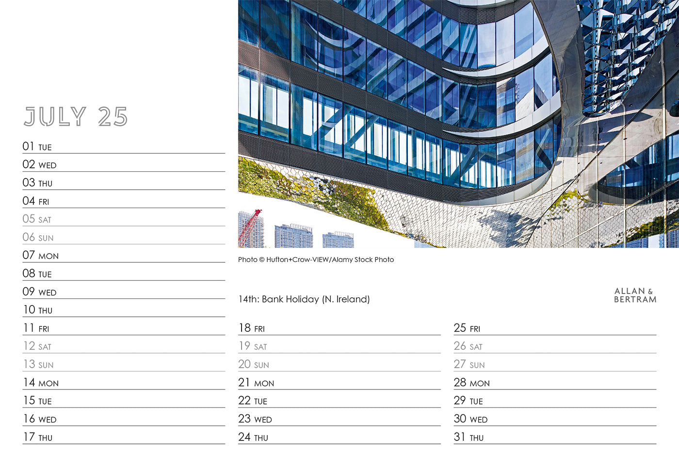 State of the Art Midi Desk Calendar