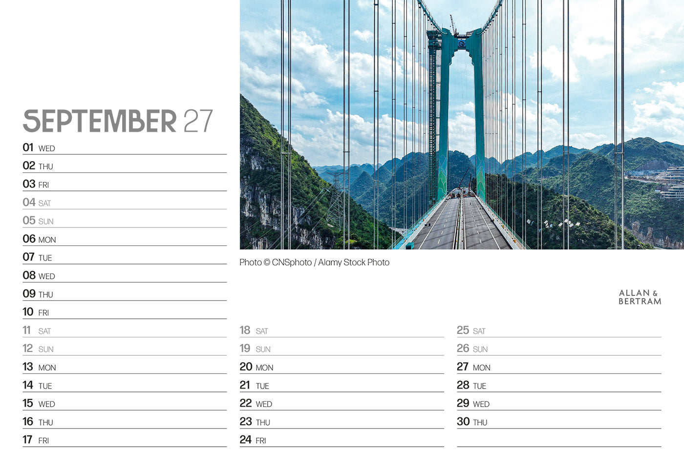 State of the Art Midi Desk Calendar