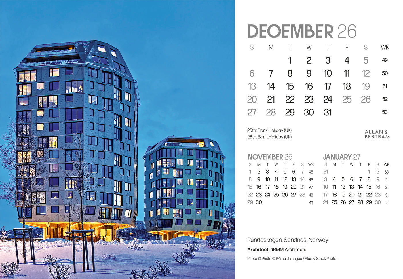 State of the Art Midi Desk Calendar