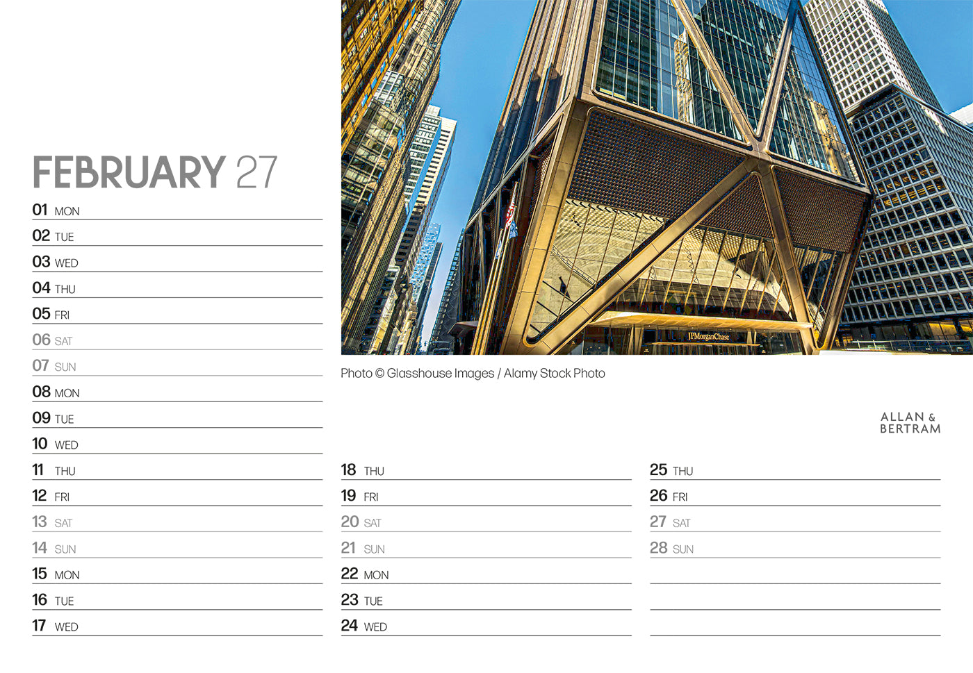 State of the Art Midi Desk Calendar