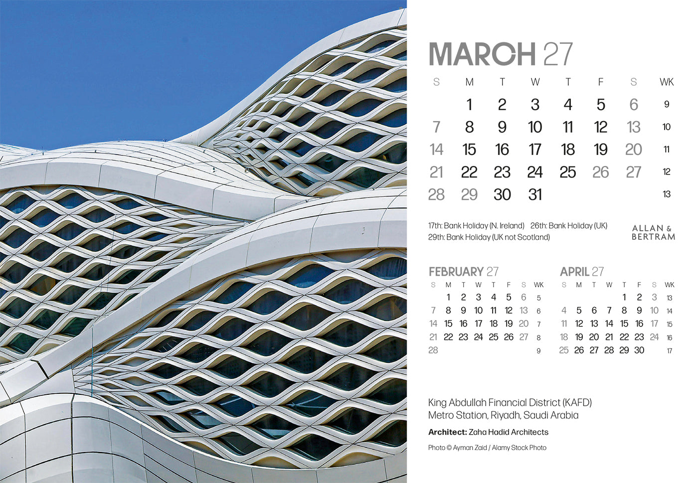 State of the Art Midi Desk Calendar
