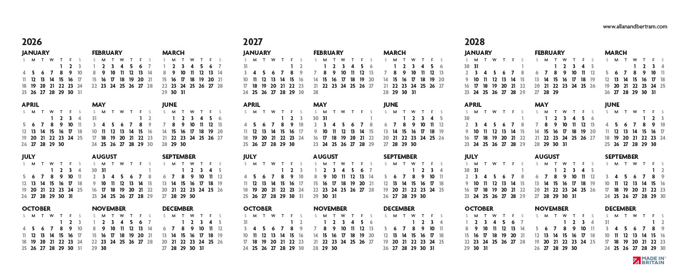 Vintage Power Desk Calendar