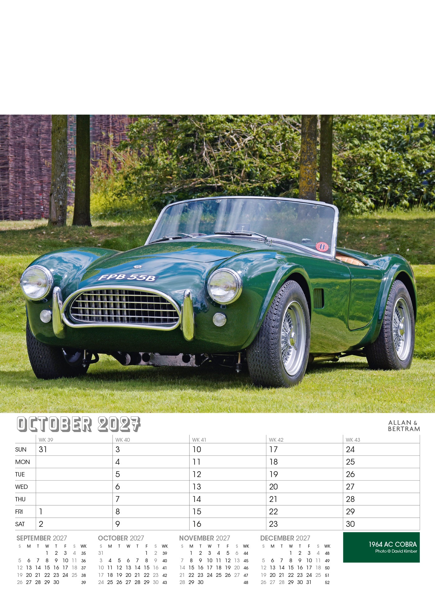 Vintage Power Junior Wall Calendar
