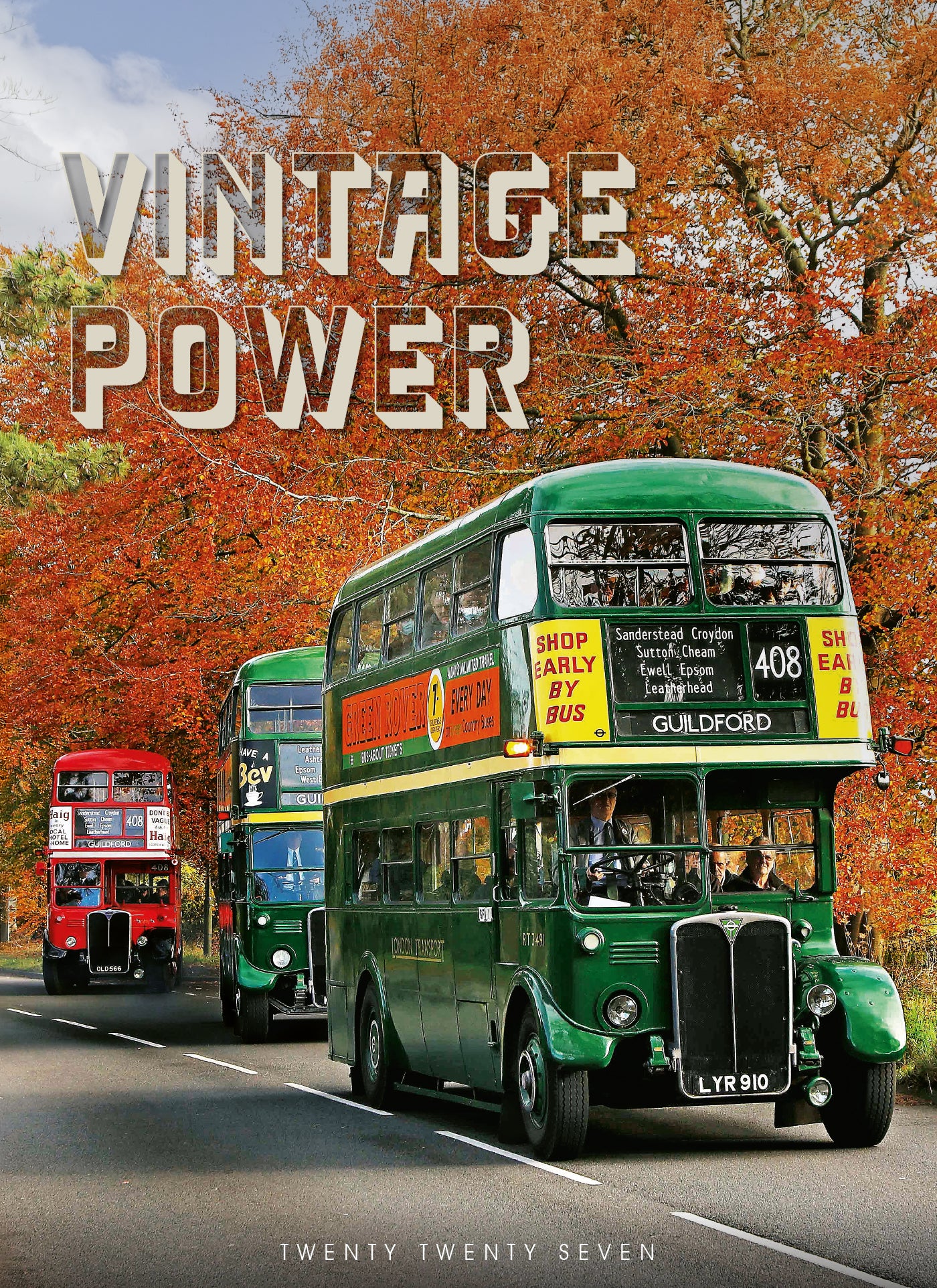 Vintage Power Junior Wall Calendar