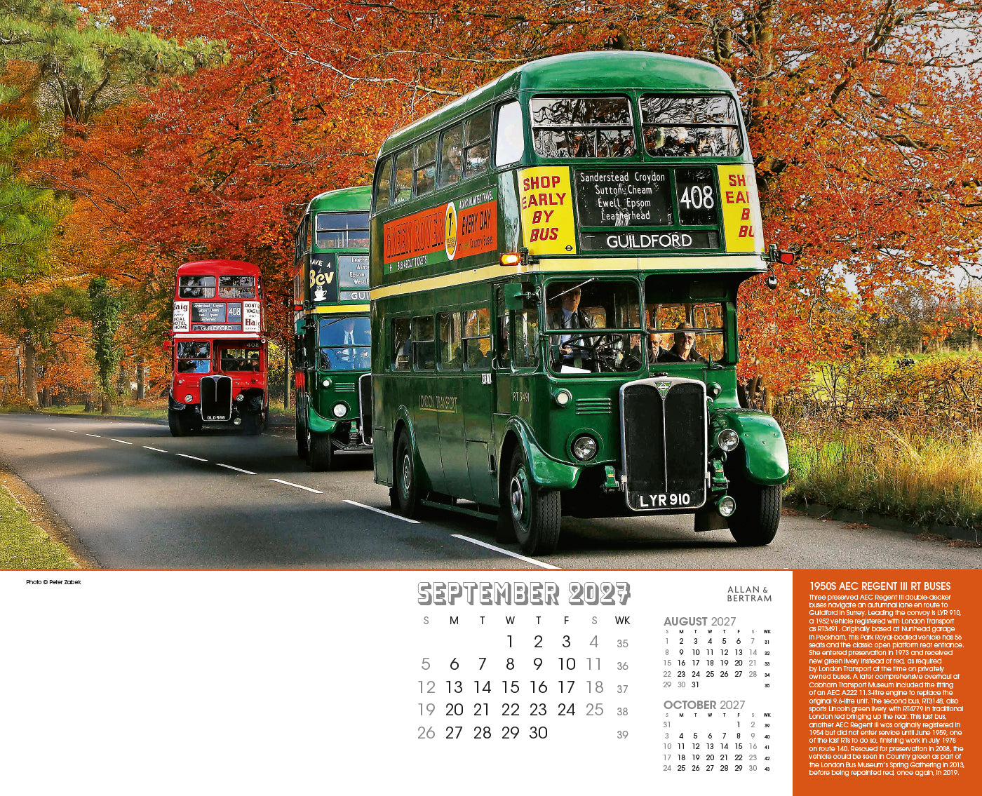 Vintage Power Wall Calendar