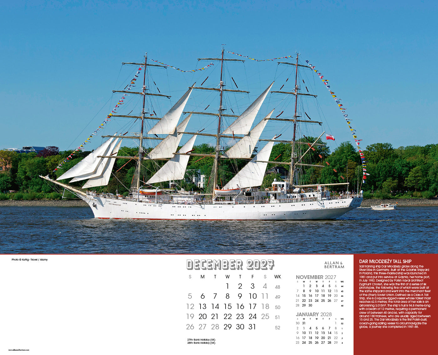 Vintage Power Wall Calendar