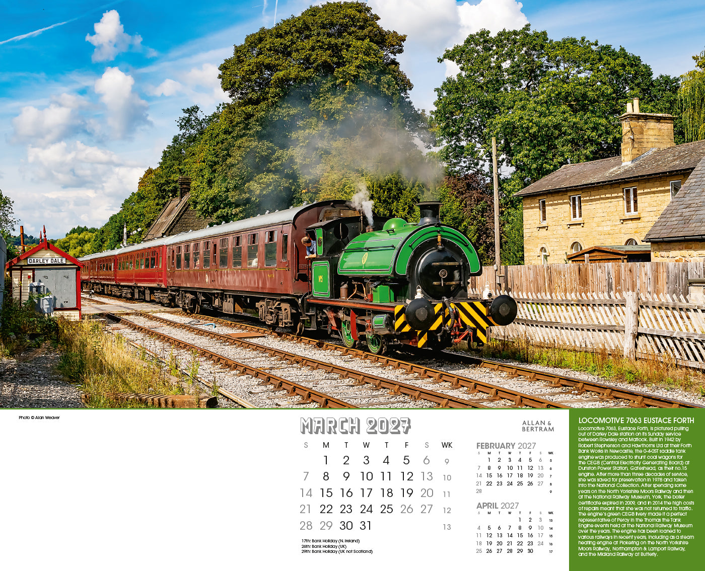 Vintage Power Wall Calendar
